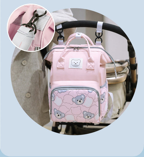 Yua - Waterproof Diaper Backpack - Bears