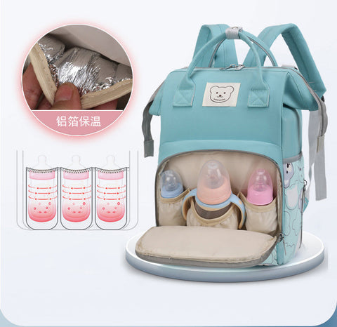 Yua - Waterproof Diaper Backpack - Bears