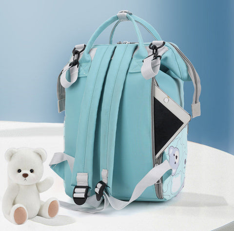 Yua - Waterproof Diaper Backpack - Bears