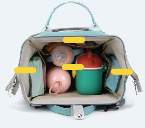 Yua - Waterproof Diaper Backpack - Bears