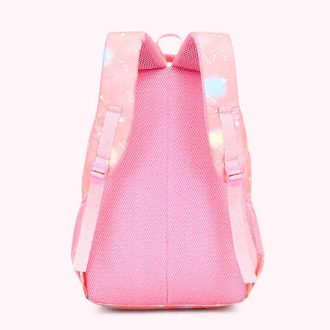 Sijiangyu - School Bag - Multi-Color - Hearts & Stars