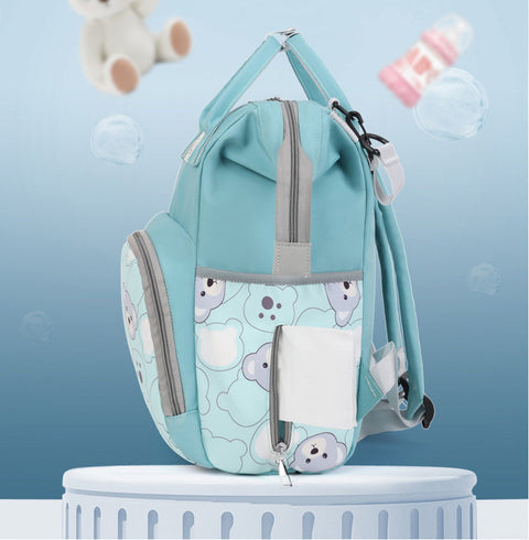 Yua - Waterproof Diaper Backpack - Bears