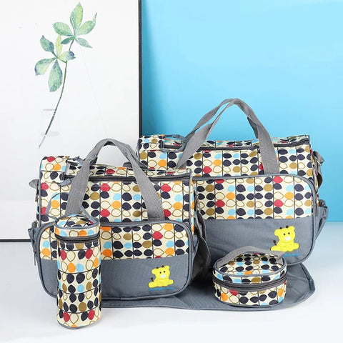 5 Pieces Shapes Bag Set