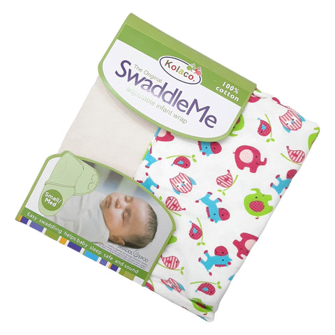 Kolaco - Swaddle Wrap - Elephant & Giraffe