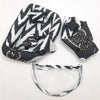 Little Planet - 8 Pieces Snuggle Bed - Black & White Lining
