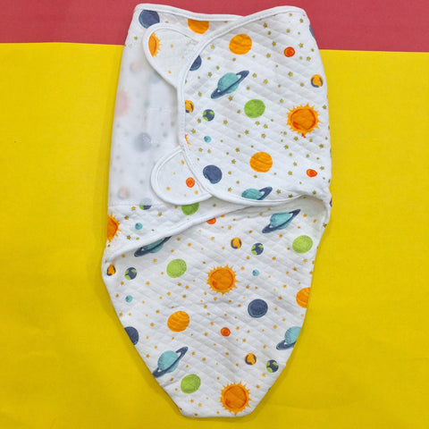 Hudson Baby - Quilted Swaddle Wrap - Orbit