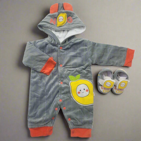 2 Pieces Romper Set - Lemon - China