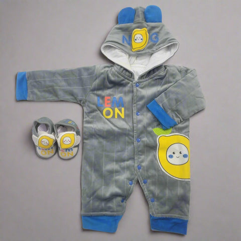 2 Pieces Romper Set - Lemon - China