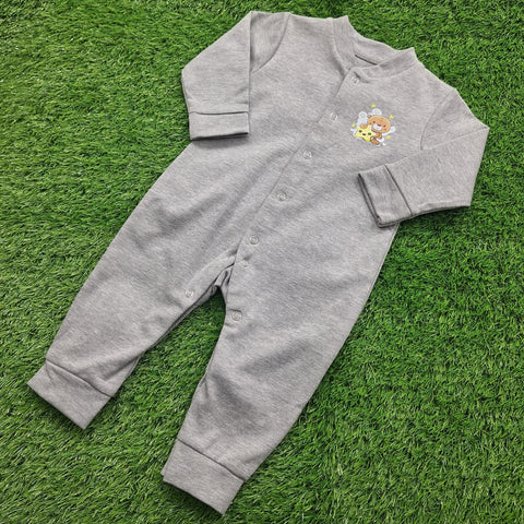 TBS - Pack of 2 Sleep Suits - Vol 02-25 - Grey & Bear