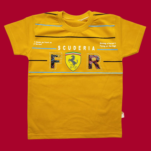 T-Shirt - Ferrari - Yellow