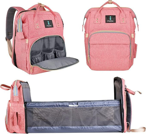 Itacia - 4 In 1 - Multi-Purpose - Waterproof Bed & Bag - Pink