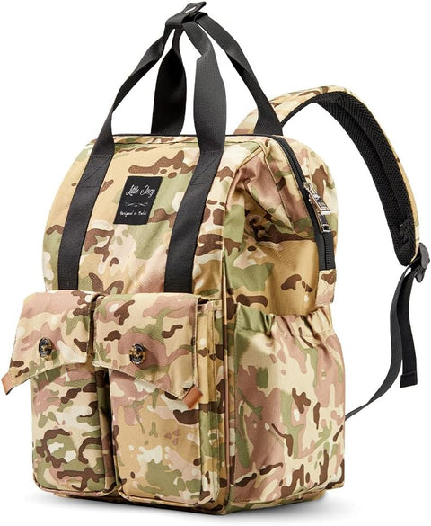 Ellie & Luke - Waterproof Diaper Backpack - Camouflage