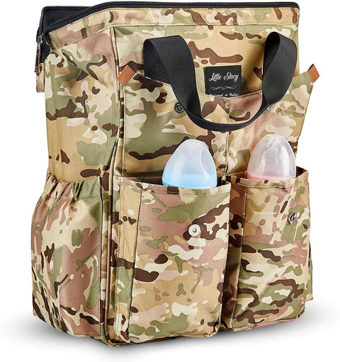 Ellie & Luke - Waterproof Diaper Backpack - Camouflage