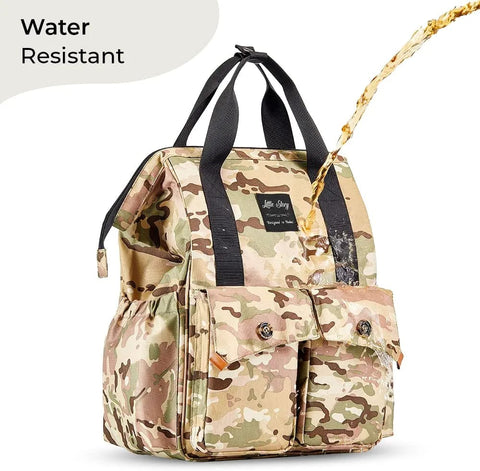 Ellie & Luke - Waterproof Diaper Backpack - Camouflage