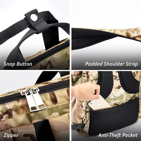 Ellie & Luke - Waterproof Diaper Backpack - Camouflage