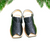 Peshawari Chappal - Black Crocodile - 02