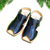 Peshawari Chappal - Navy Blue - 03