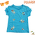 Floral - Cropped T-Shirt - Floral - Blue