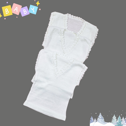 Pack of 3 - Woolen Vests V Neck - White