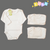Super Kid Pack of 3 Body Suits - White