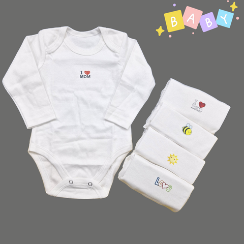 Super Kid Pack of 5 Body Suits