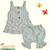 New Sweet - Frock - Circles & Flowers - Green