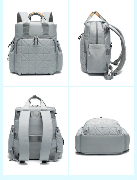 Fashion Way - Waterproof Diaper Backpack - Grey
