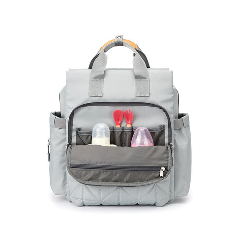 Fashion Way - Waterproof Diaper Backpack - Grey