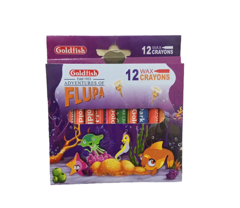 Goldfish - Pack of 12 - Wax Crayons - Small