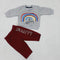 Nijntje Suit - Happy Grey Maroon