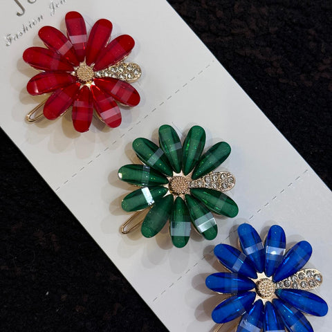Metal Pins - Flowers