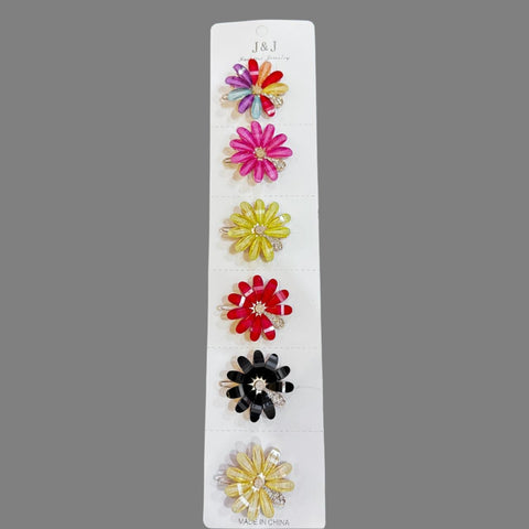 Metal Pins - Flowers