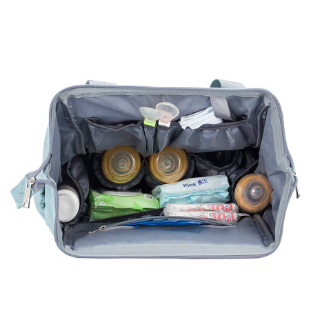 Ellie & Luke - Waterproof Diaper Backpack - Green