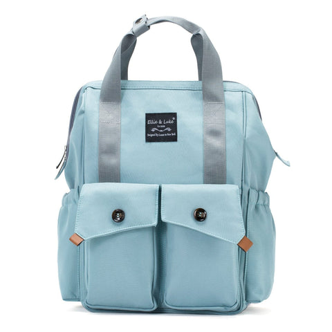 Ellie & Luke - Waterproof Diaper Backpack - Green