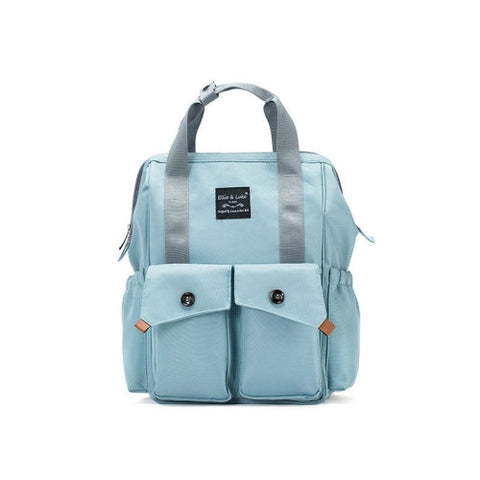 Ellie & Luke - Waterproof Diaper Backpack - Green