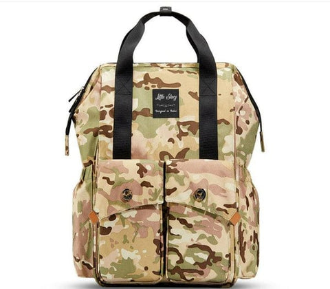 Ellie & Luke - Waterproof Diaper Backpack - Camouflage