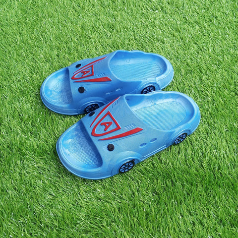 Summer Soft Slipper - Car - Blue