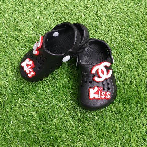 Summer Soft Crocs - Black - Kiss