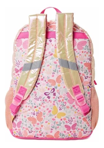 School Bag - Butterfly - Pink