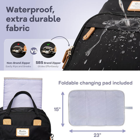 Chytsmx - Diaper Backpack - Black