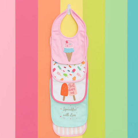 Aifeier - Pack of 5 Bibs - Girls - Theme 3