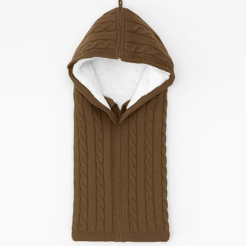 Wool - Zipper Carry Nest - Brown
