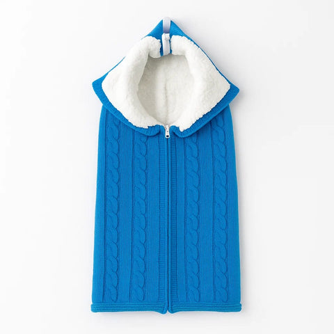Wool - Zipper Carry Nest - Blue