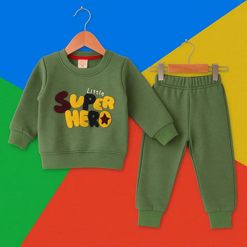 Wow - 2 Pieces - Suit Set - Green - Hero - 25