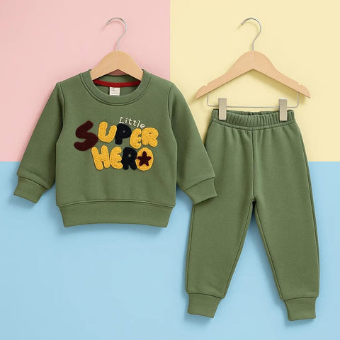 Wow - 2 Pieces - Suit Set - Green - Hero - 25
