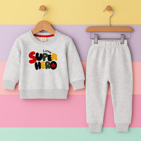 Wow - 2 Pieces - Suit Set - Light Grey - Hero - 25