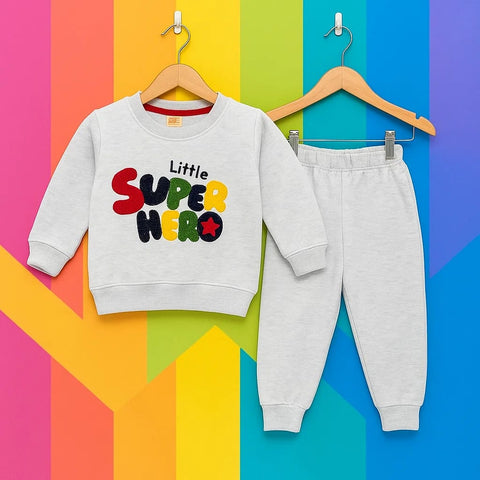 Wow - 2 Pieces - Suit Set - Light Grey - Hero - 25
