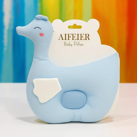 Aifeier - Quilted Pillow - Blue - Swan