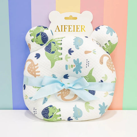 Aifeier - Round Quilted Pillow - White - Dinosaurs