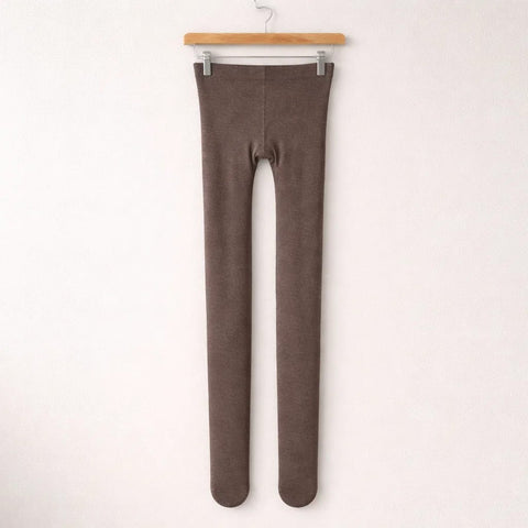 XUEYUR - Legging - Plain - Brown